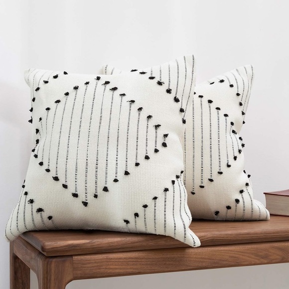 blue page Other - Blue page boho pillow covers textured new 18x18